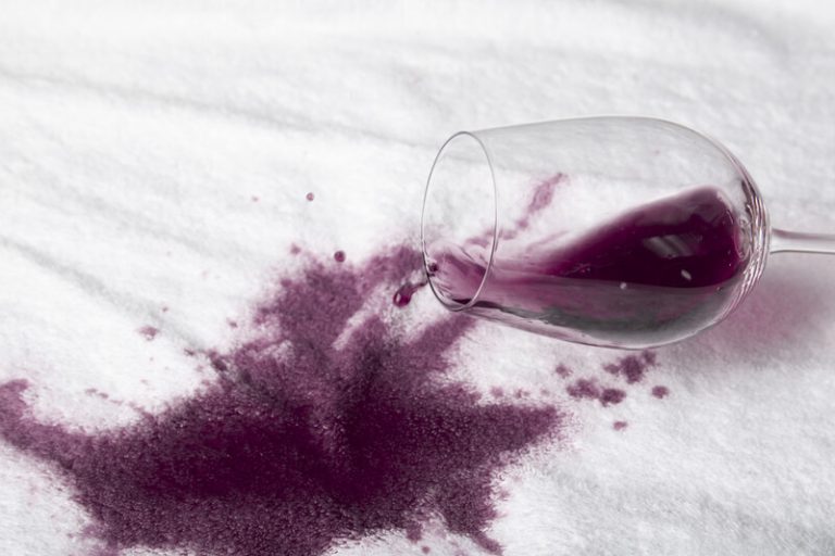 removing red wine stains on carpet