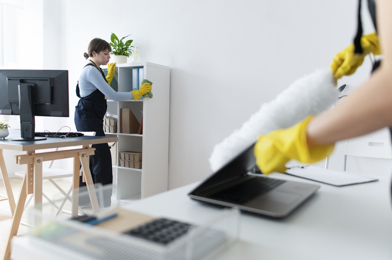 how to clean an office