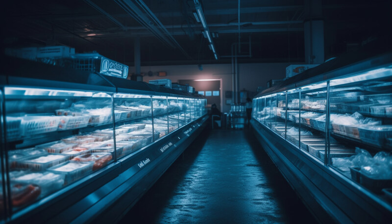 how to clean a walk in freezer