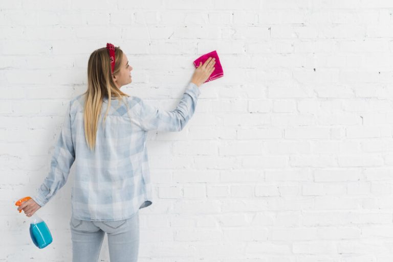 how to clean walls at home