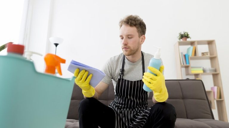 how to clean a house professionally