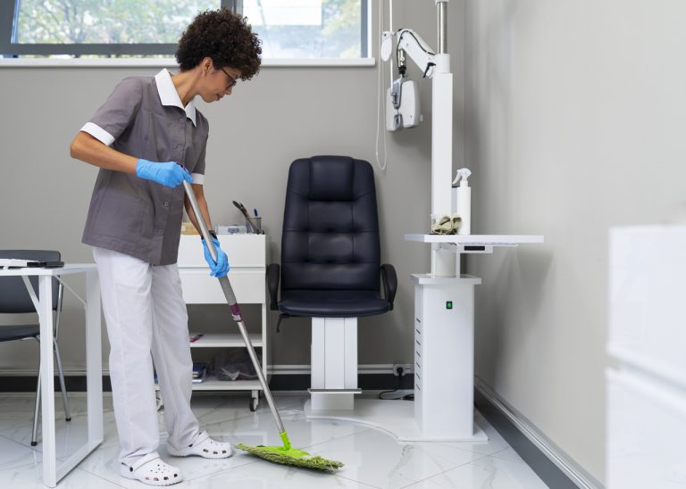 how to clean medical offices