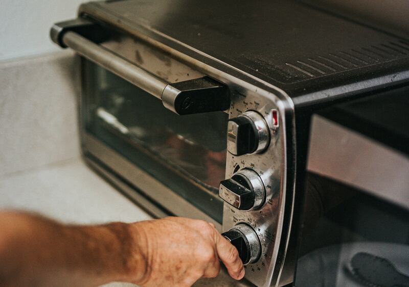 oven smells like burning plastic