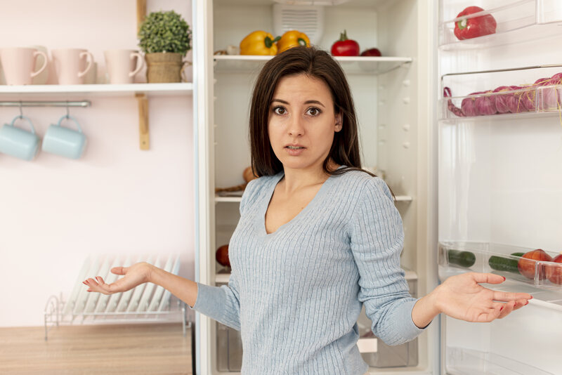 fridge smells but no rotten food