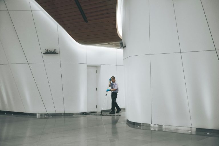 office floor cleaning