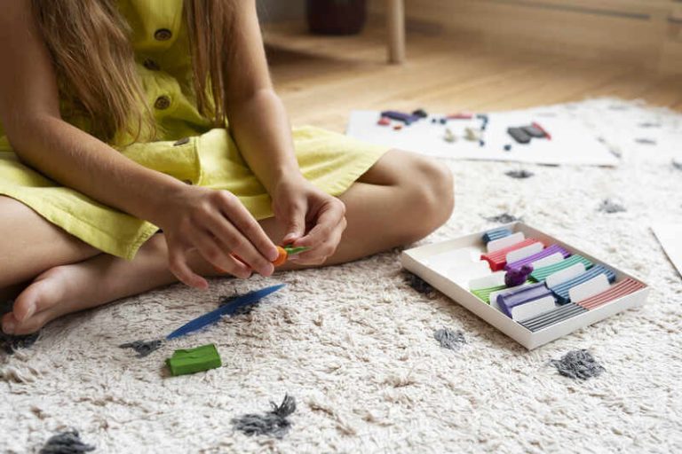 how to get playdough out of carpet